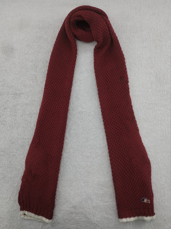Vintage Lacoste Scarf Muffler Accessories Wrap Rom