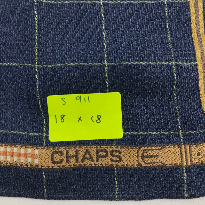 Vintage Chaps Handkerchief Pocket Square Neckerchief Face Mask Floral Babushka Bandana Accessories Head Band Hair Tie