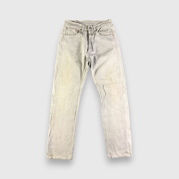 Size 30x31 Vintage Light Wash Levis 501 Jeans Lev… - image 1