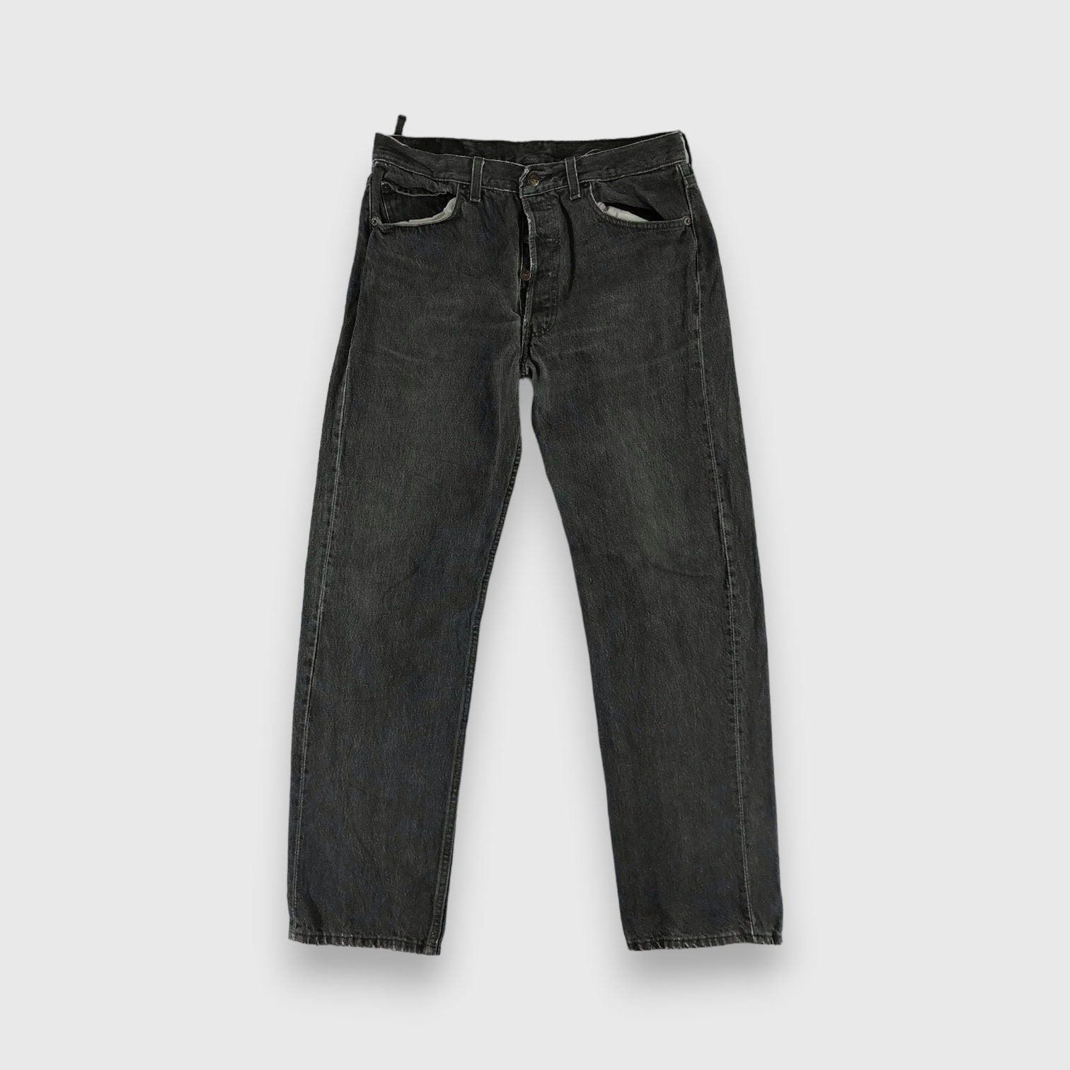 pantalon original levis levi's 501 color negro - Buy Men's vintage clothing  on todocoleccion