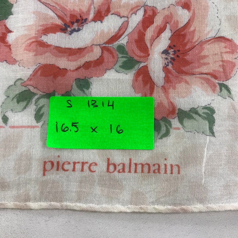 Authentic Pierre Balmain Scarves,Pierre Balmain Handkerchief,Pierre Balmain Accessories,Luxury Accessories,Luxury Gift