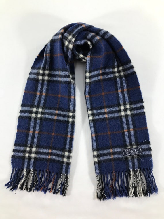 Vintage Burberry Scarf Luxury Accessories Wool Sca