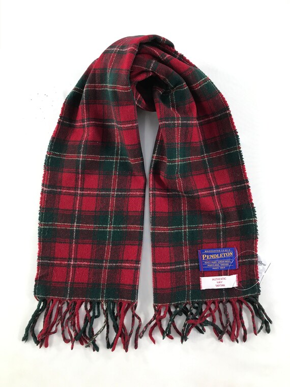 Vintage Pendleton Scarf Muffler Accessories Wrap R