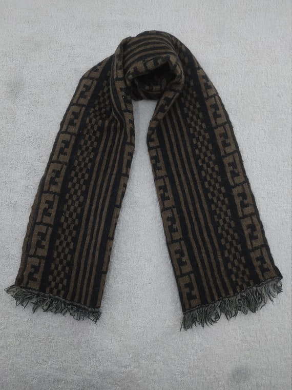 Vintage Fendi Scarf Muffler Accessories Wrap Fendi