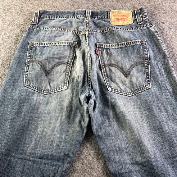Size 32x29 Vintage Levis 569 Jeans Medium Washed … - image 7