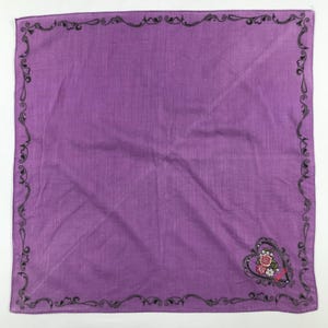 Anna Sui Handkerchief Bandana Babushka Wrap Authentic Accessories Luxury Neckwear New Year gift Pocket square