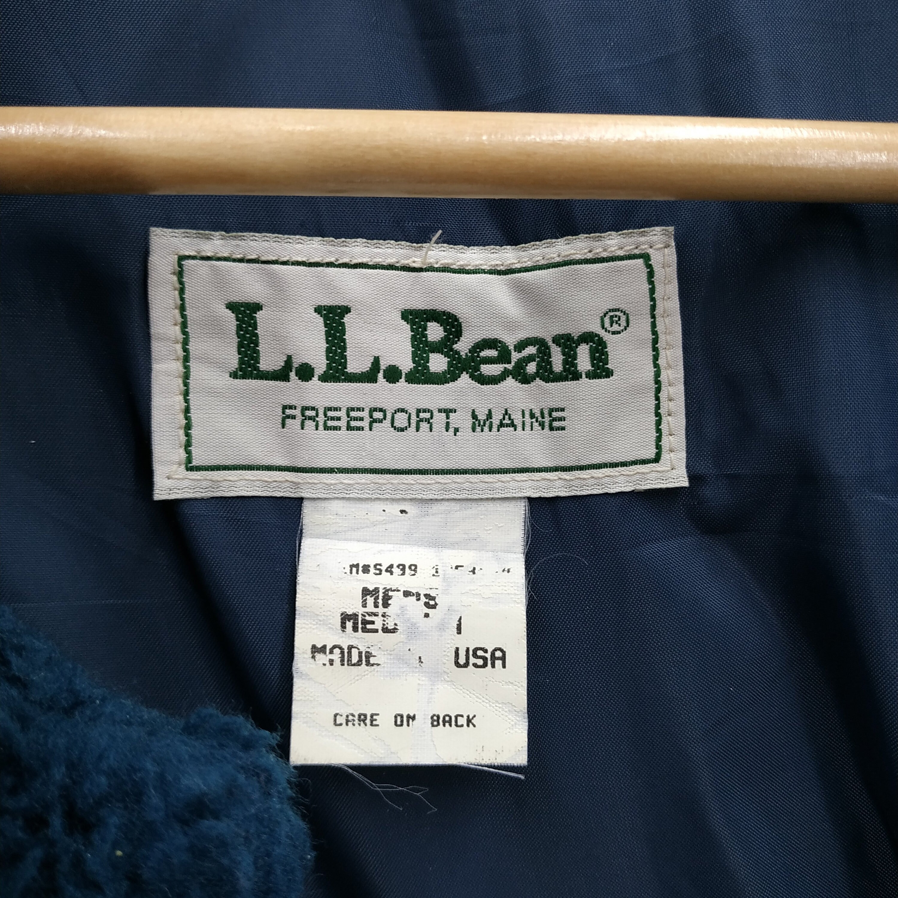 Vintage L.l.bean Fleece Jacket Size L - Etsy