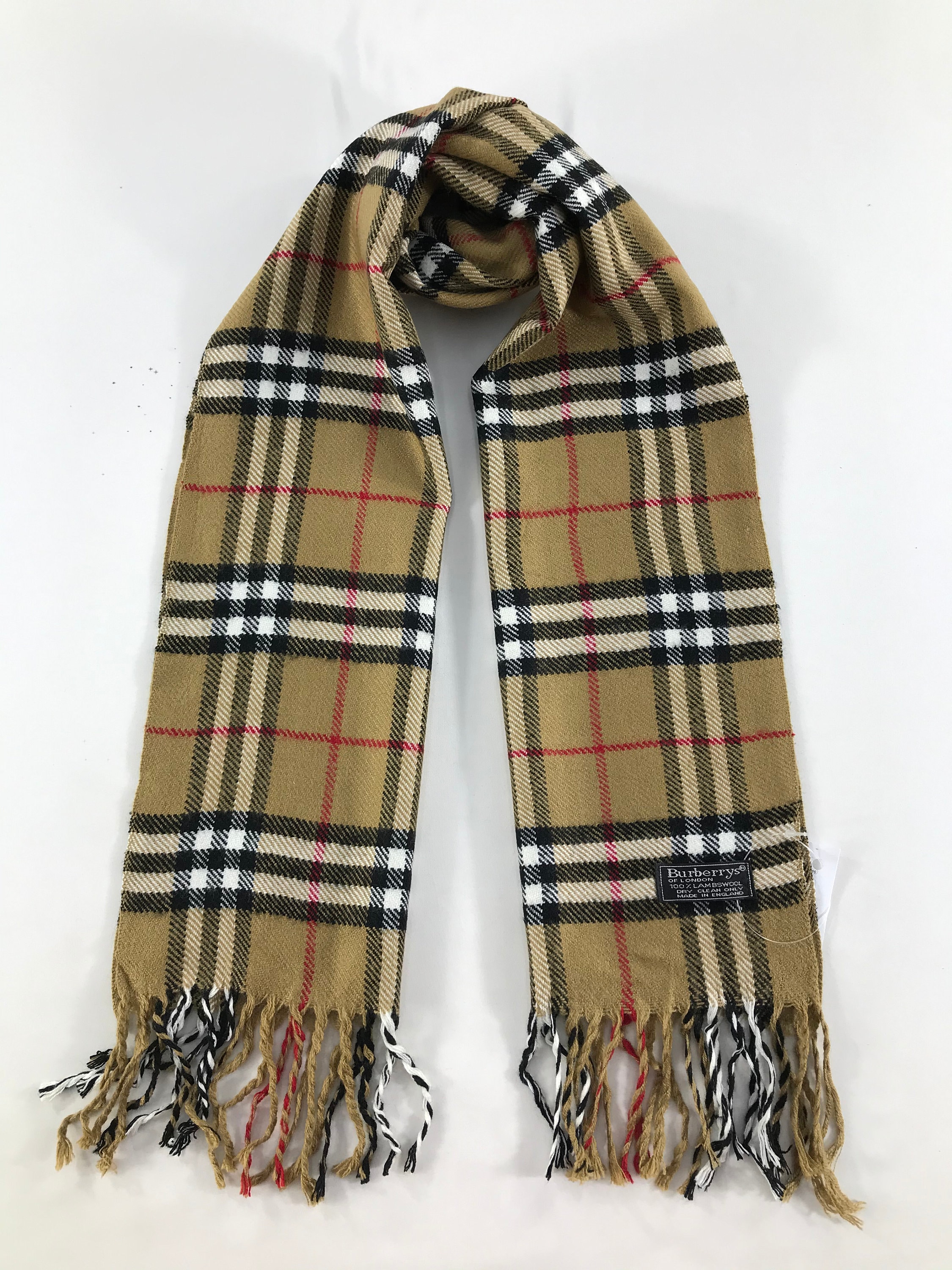 Vintage Burberry Scarf Luxury Accessories Wool Scarf Cashmere | Etsy