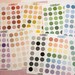 Circle Bullet Journal Stickers, Bujo stickers, aesthetic stickers, color palette, stationary stickers, journaling stickers, journal stickers 