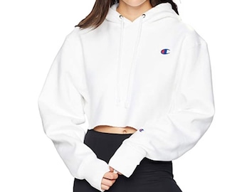 champion sweater crop top