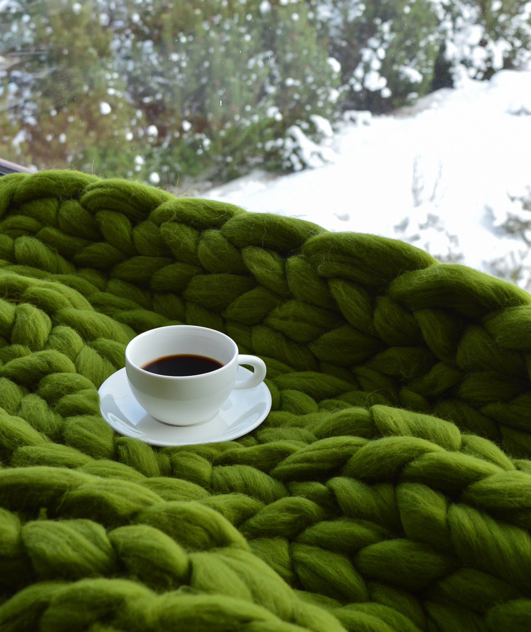 Sale 30x50' size Big Chunky Blanket Arm Knit Wool Big Etsy