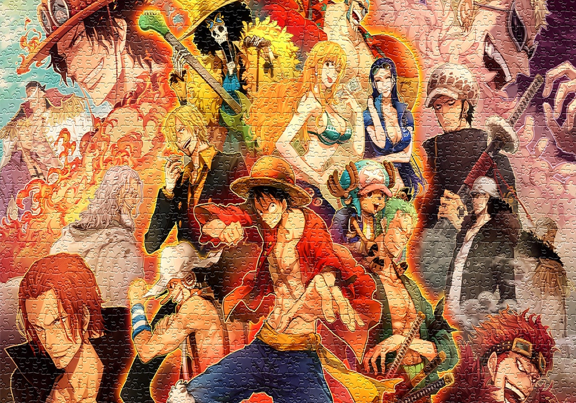 One Piece Jigsaw Puzzle Great Puzzle Child Gifts For Etsy