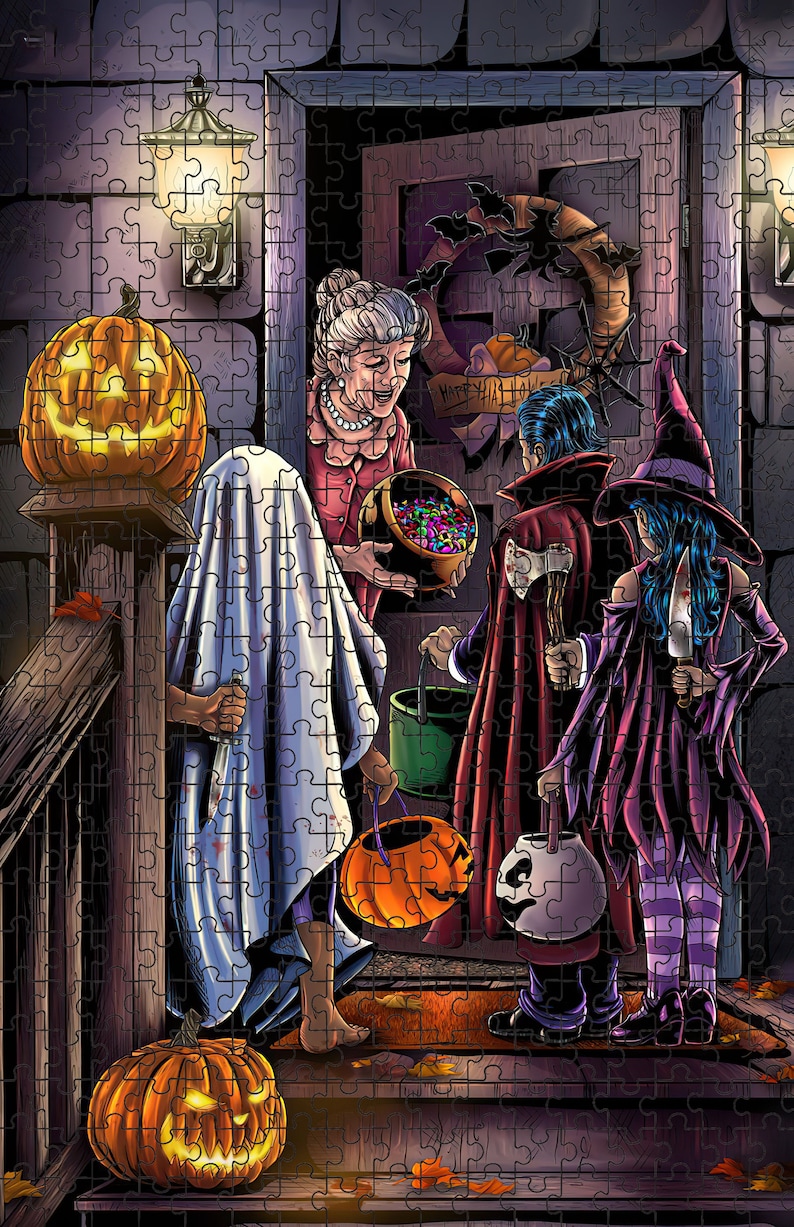 Harrowing Halloween Jigsaw Puzzles Add To Everyone's Fun