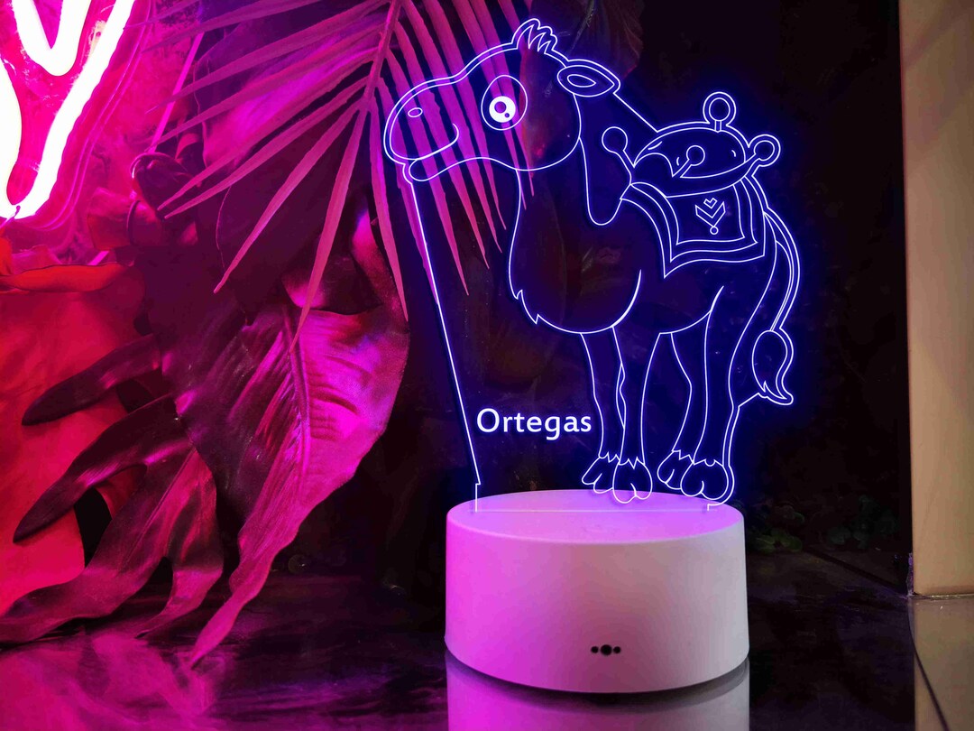 Camel Night Lights, Baby Lamp, Nursery Decor, Custom Night Lights, Holiday Gifts, Kids Gifts