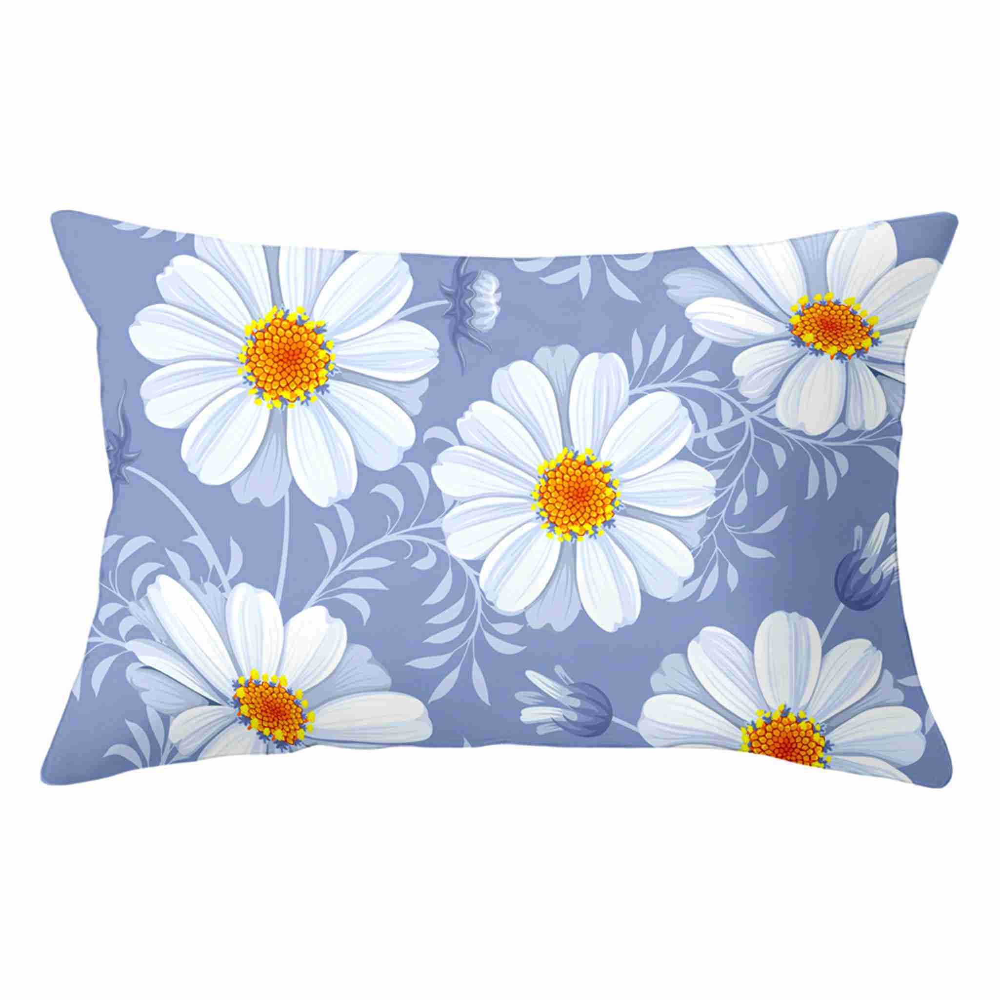 Daisy Flowers Pattern Pillow Cover 12 x 20 16 x 24 20 x 30 Etsy