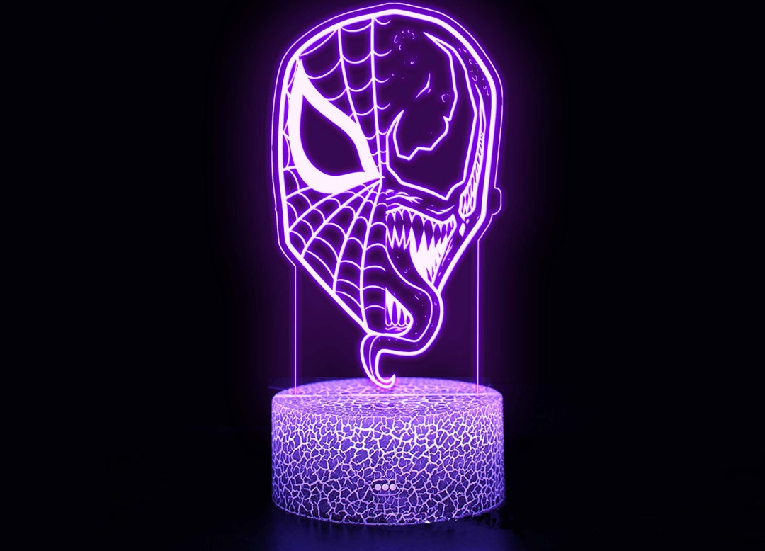 Venom Spiderman Night Light,superhero Night Light,kids Bedroom,boys