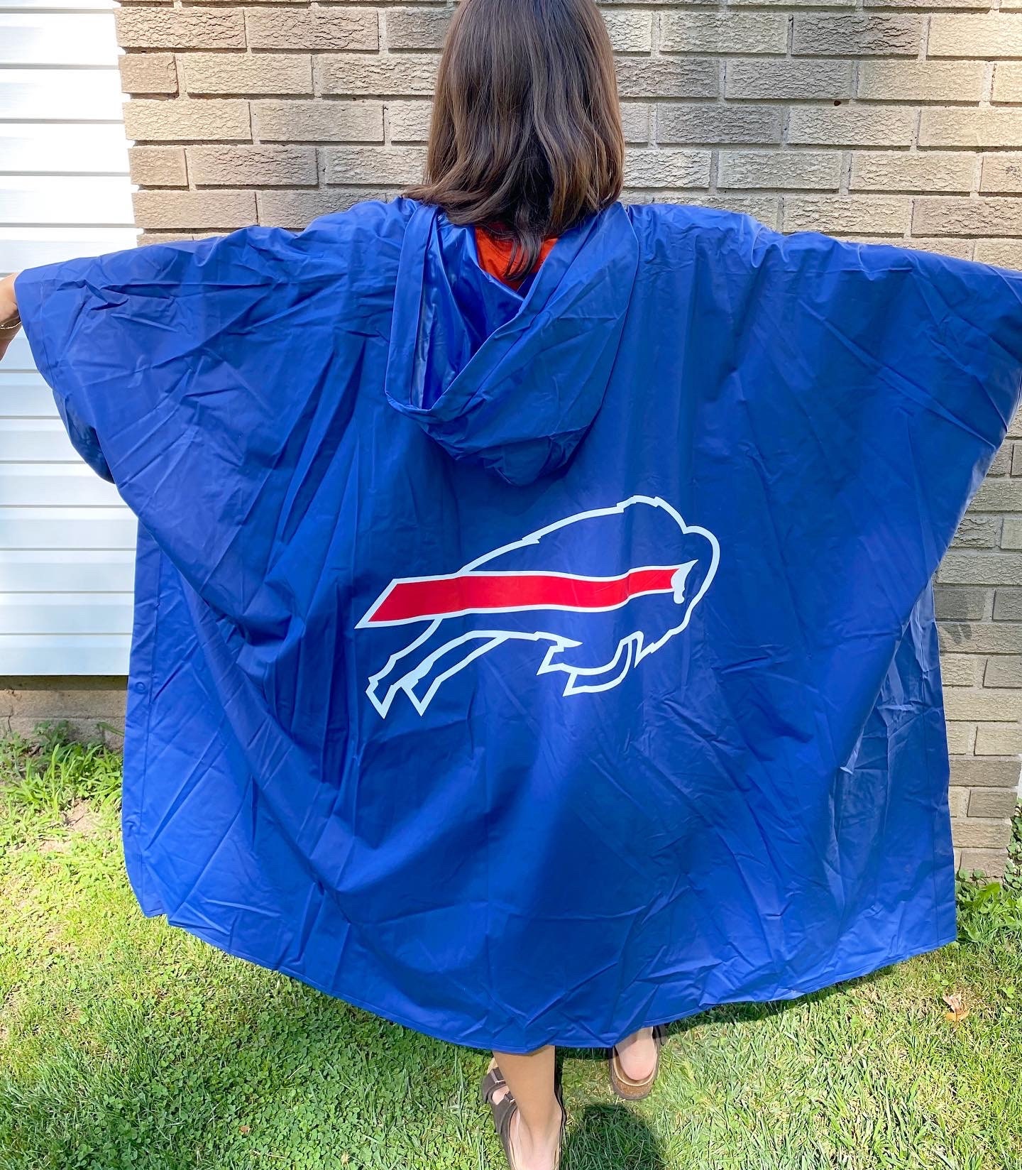 Vintage Buffalo Bills NFL rain poncho | Etsy