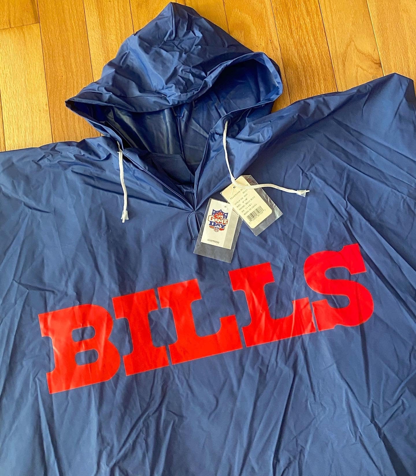 Vintage Buffalo Bills NFL rain poncho | Etsy