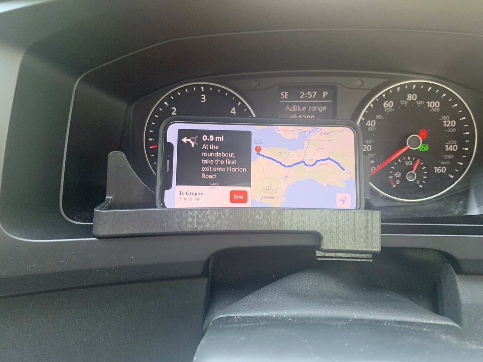 Dash Mounted Phone Holder for VW T6 Transporter Etsy