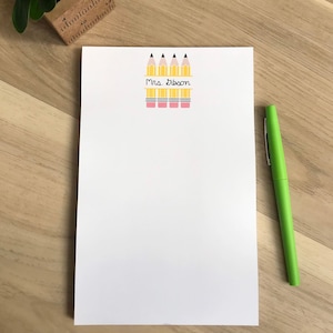 Ołówek Personalizowany Notatnik Nauczyciela, Notatnik Nauczyciela, Prezent Wdzięczności Nauczycielowi, Prezenty dla Nauczycieli, Prezent Na Powrót do Szkoły, Prezent Dla Nauczyciela