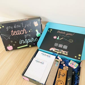 Teacher Gift Box, Teacher Appreciation Gift Basket, Teacher Gift Ideas, Teacher Appreciation, Personalized Teacher Gift Set, Custom Care Box