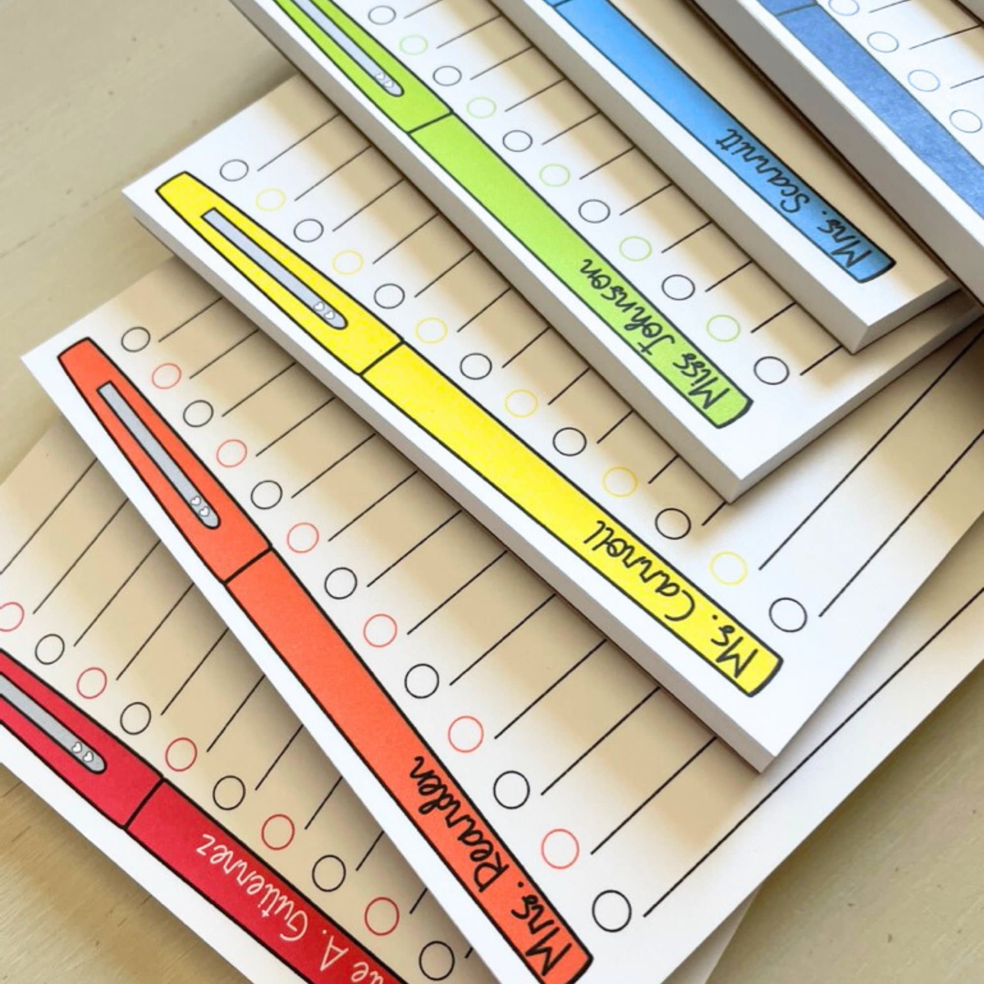 Teacher Notepad, Teacher Appreciation Gift, Cute Teacher Gift, Personalized Teacher Gift, Teacher Christmas Gift, Back to School Gift