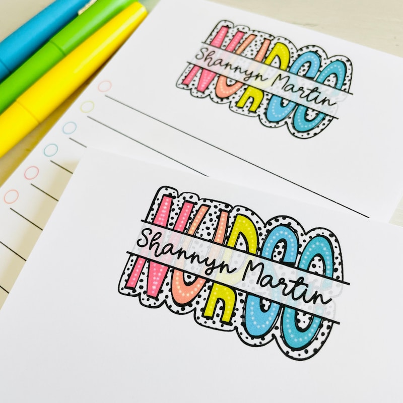 ⚕️ Free Personalization⚕️Nurse Notepad, Nurse Gift, Nursing School Graduation Gift, Nurse Appreciation Gift, Gift for Medical Staff, Gifts for Nurses, Fun Nurse Gift