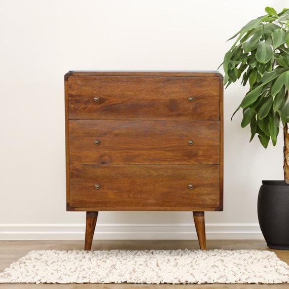 Chestnut chest of drawers deals