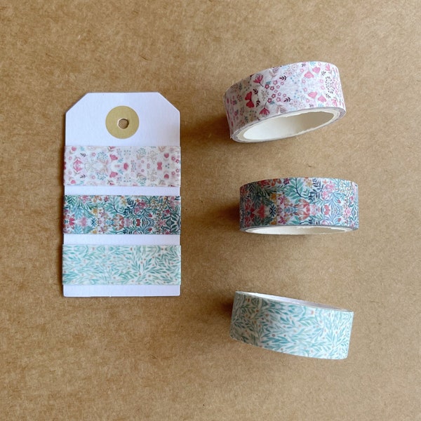 Washi Tape Samples - Floral theme