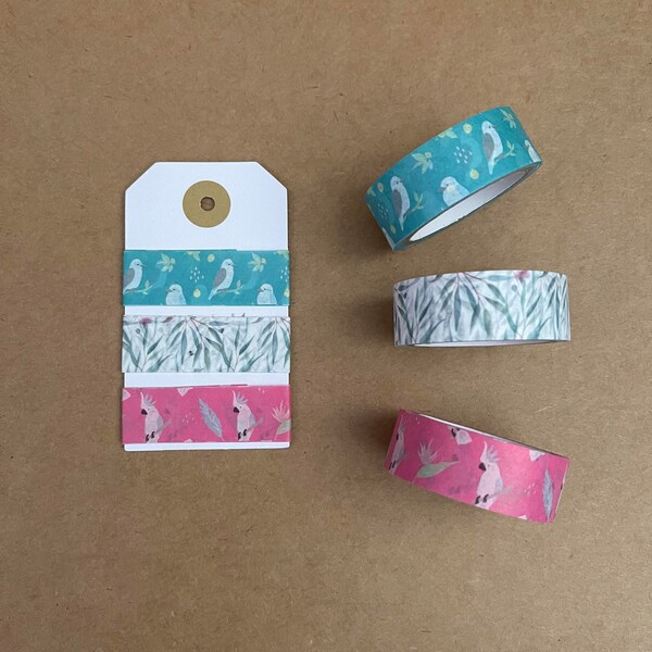 Washi Tape Samples - Aussie Animal Theme