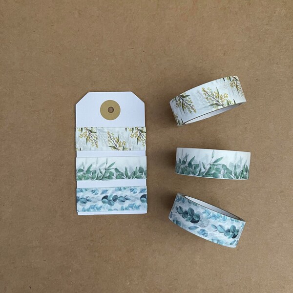 Washi Tape Samples - Australia Plants theme