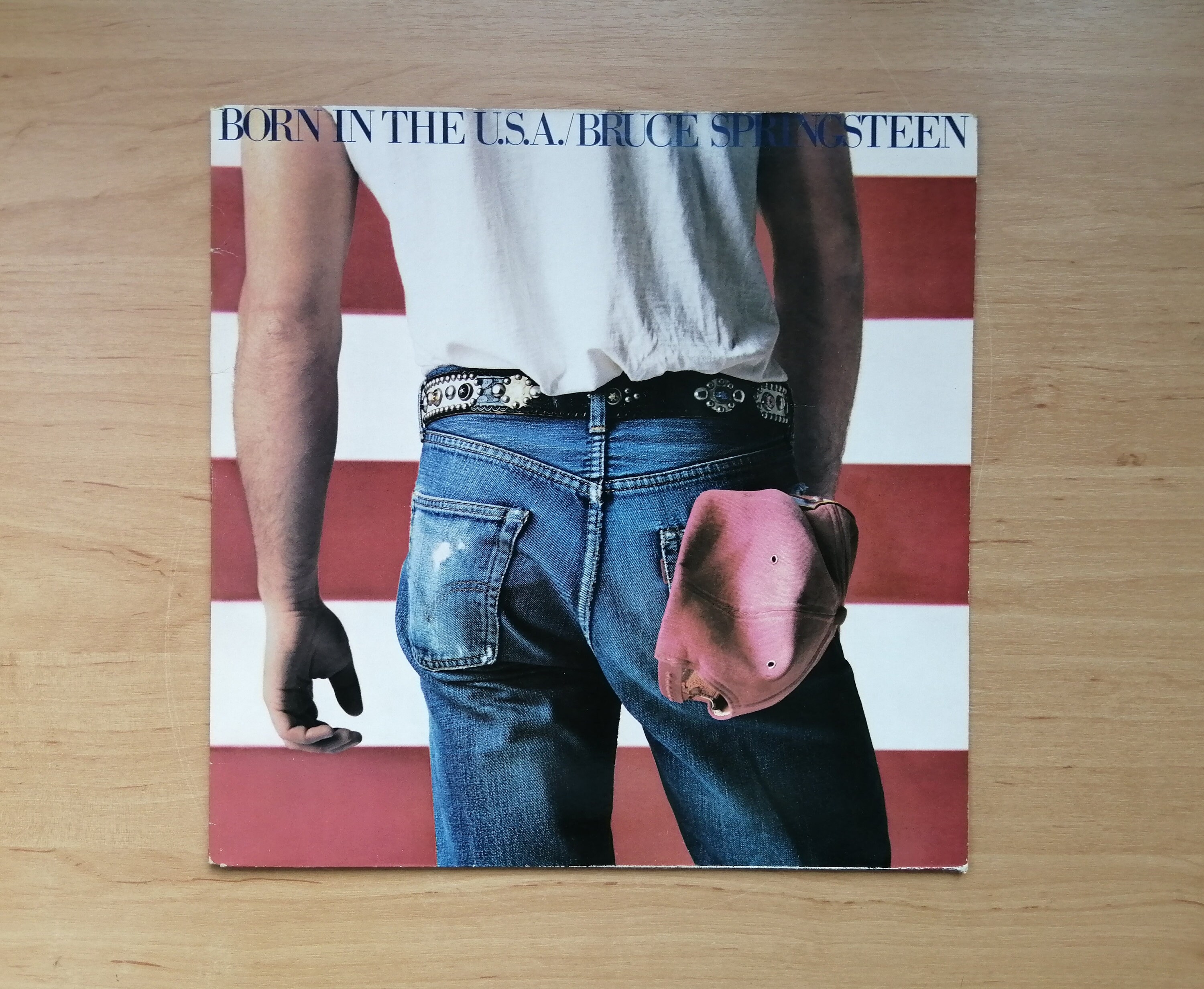 skotsk hvidløg Lydig Bruce Springsteen Vinyl Record Born in the USA Album CBS - Etsy Israel