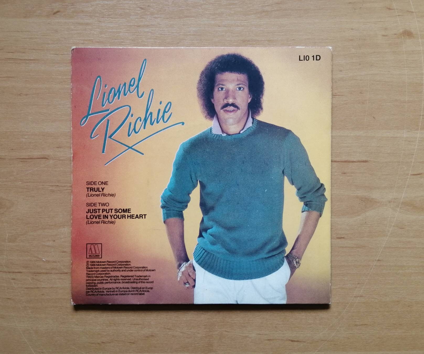 Lionel Richie Vinyl Record Dancing on the Ceiling Double - Etsy