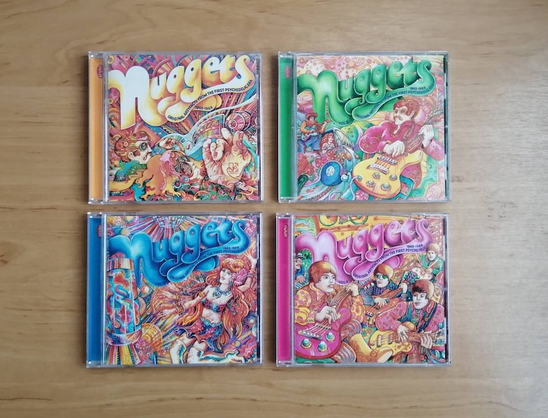 Nuggets 4 CD Boxset 1998 Vintage Box Set Original Artyfacts Etsy