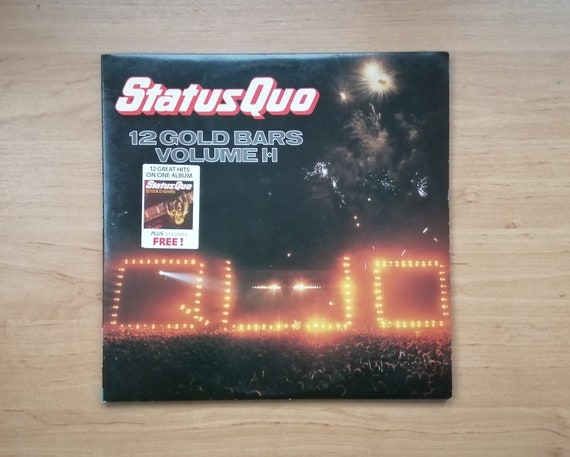 Status Quo Record 12 Gold Bars I & Double Album - Etsy