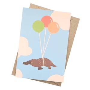 Birthday Platypus Card | Platypus Birthday Card | Australian