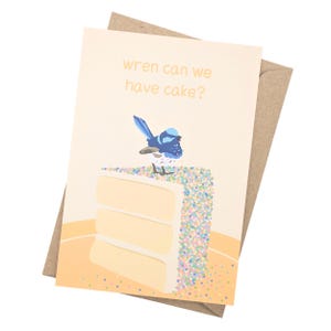 Fairy Wren Birthday Card | Australian Bird | Made in Australia