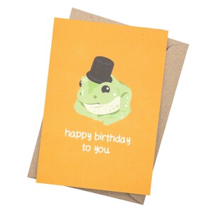 Frog Birthday Card | For Him | Made in Australia