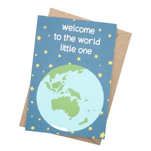 Aussie New Baby Card | Welcome To The World Little One