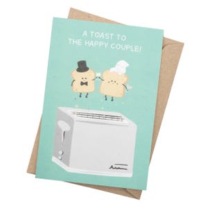 Funny Wedding Card | A Toast To The Happy Couple! | Made in Australia