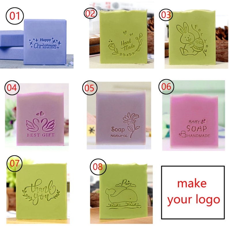 Custom Soap Stamp Custom Acrylic Handmade Mold Stamp Etsy