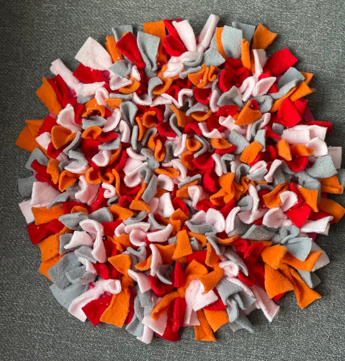 Round Snuffle Mat Confetti Seasons Etsy