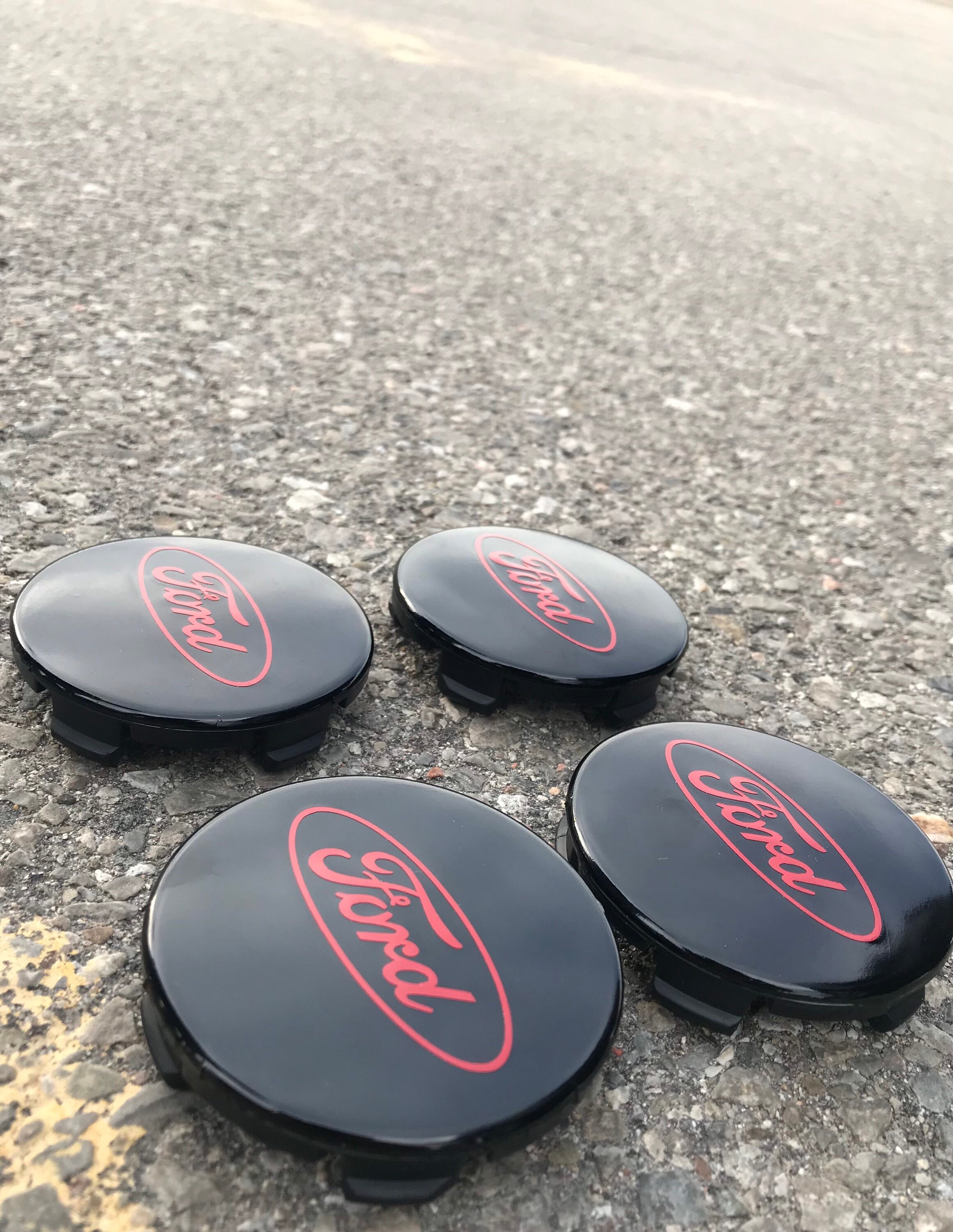 4PC Custom Ford Center Cap Decals Ford Sticker Car Etsy