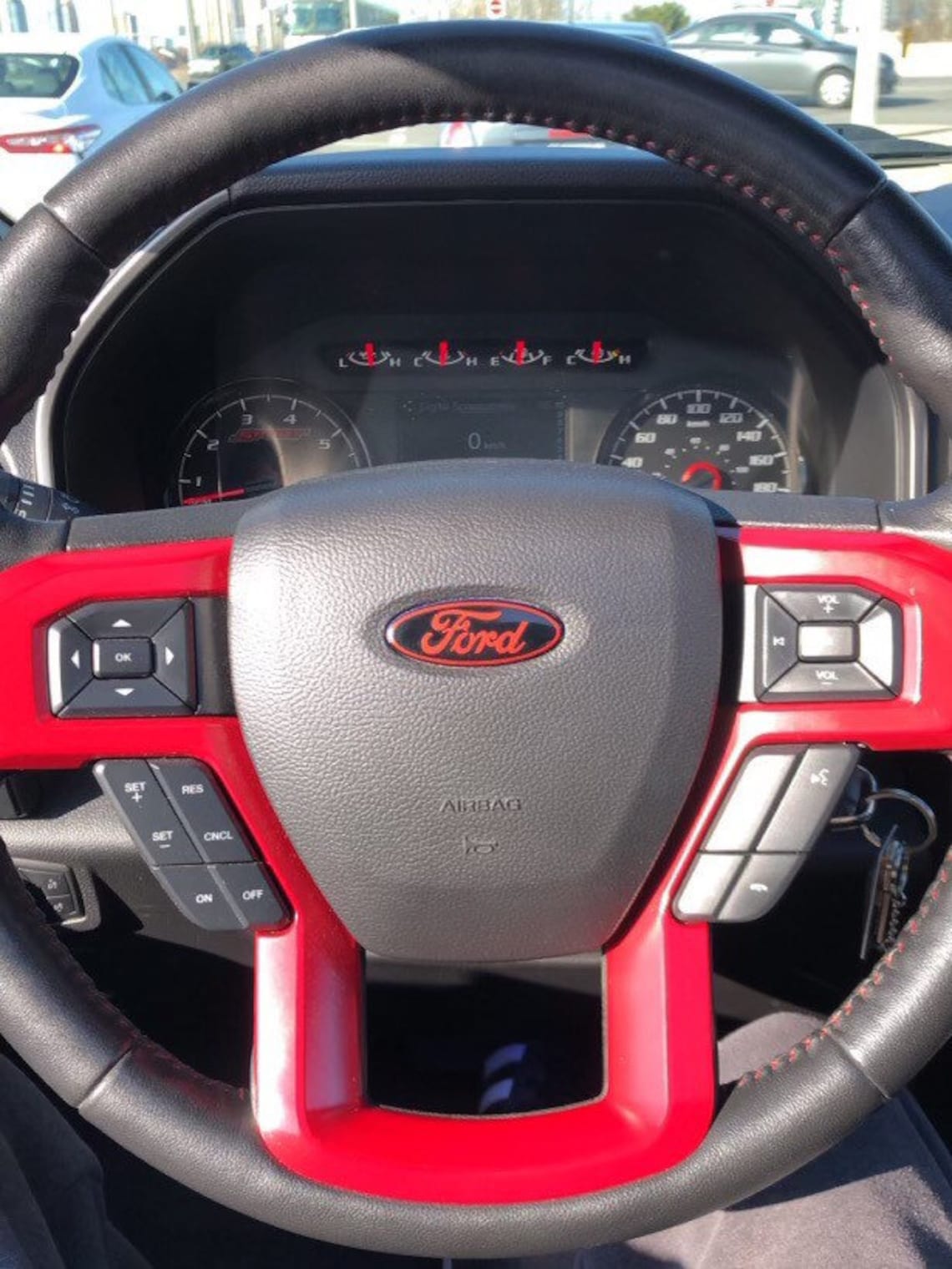 2PC Custom Ford Steering Wheel Emblem Decal Ford Sticker Etsy