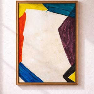 サム・フランシスの署名入り抽象画、20世紀近代美術