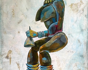 Norman Lewis , antique, vintage, stretched canvas, signed Norman Lewis, modern art, contemporary art