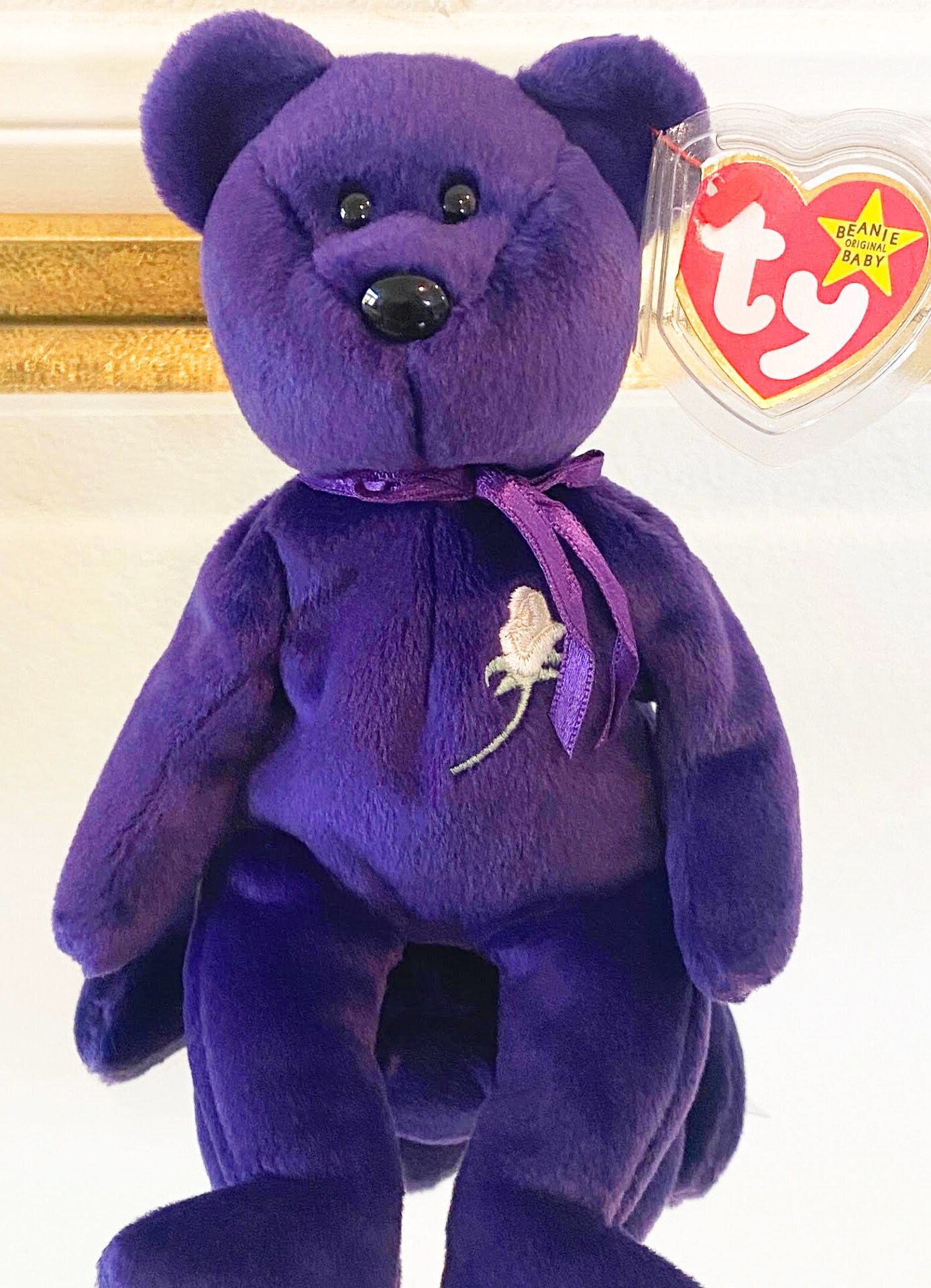 TY Beanie Baby 'PRINCESS' The Bear Very Rare/ Retired Etsy