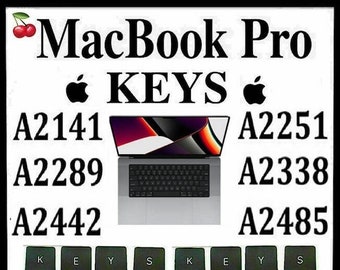 Touches du clavier du MacBook Pro A2141/A2289/A2251/A2338/A2442/A2485+ M1 M2