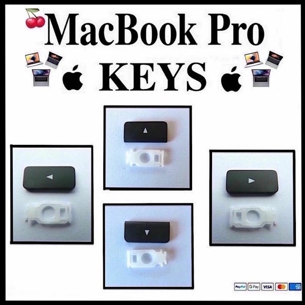 MacBook Pro, touches fléchées et clip A2141 ~ A2289 ~ A2251 ~ A2338 ~ A2442 ~ A2485