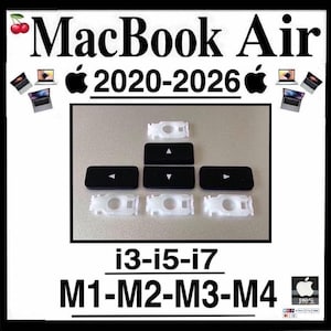 Teclas ARROW para MacBook Air con y sin clip (todos los modelos de 2020 a 2026)